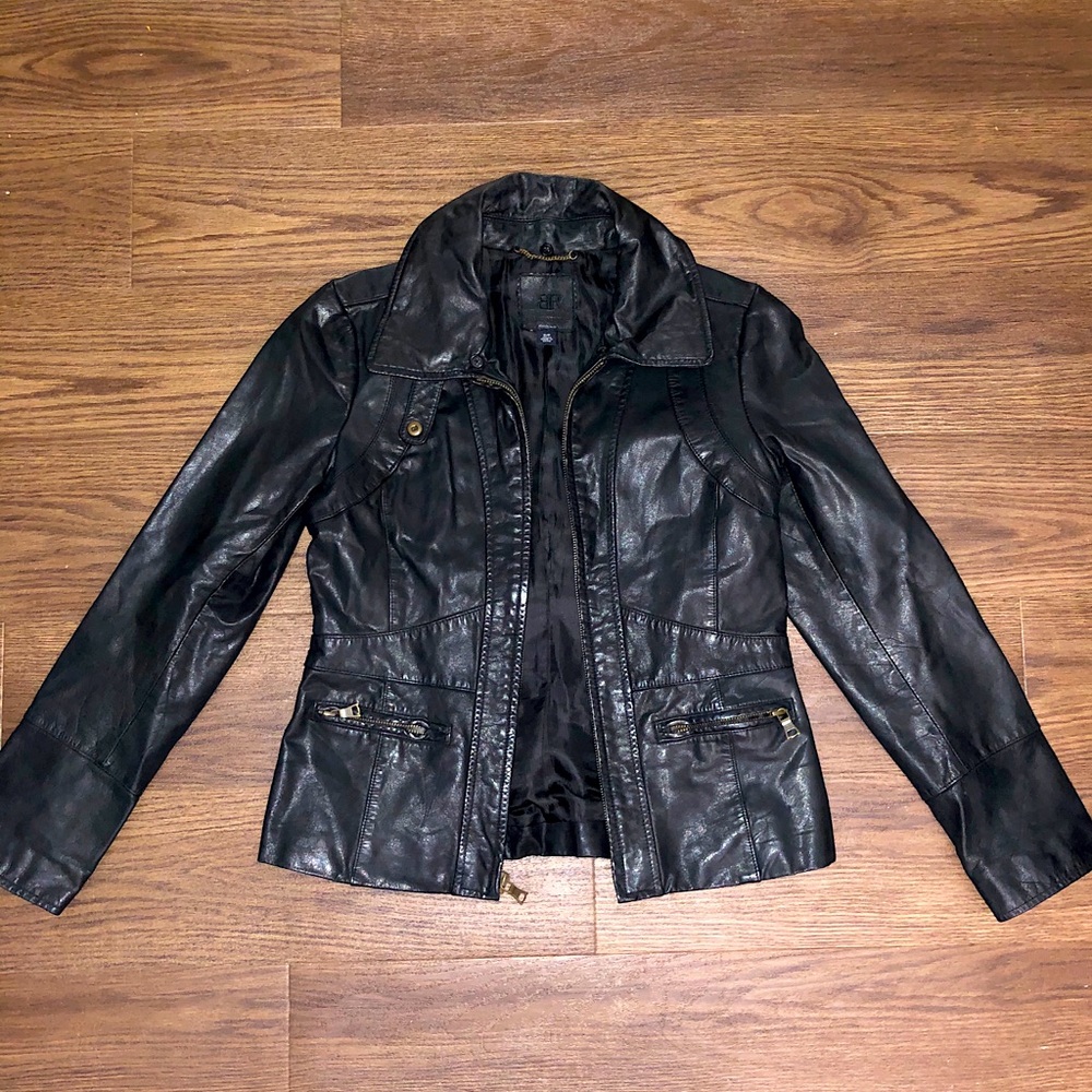 Real leather jacket